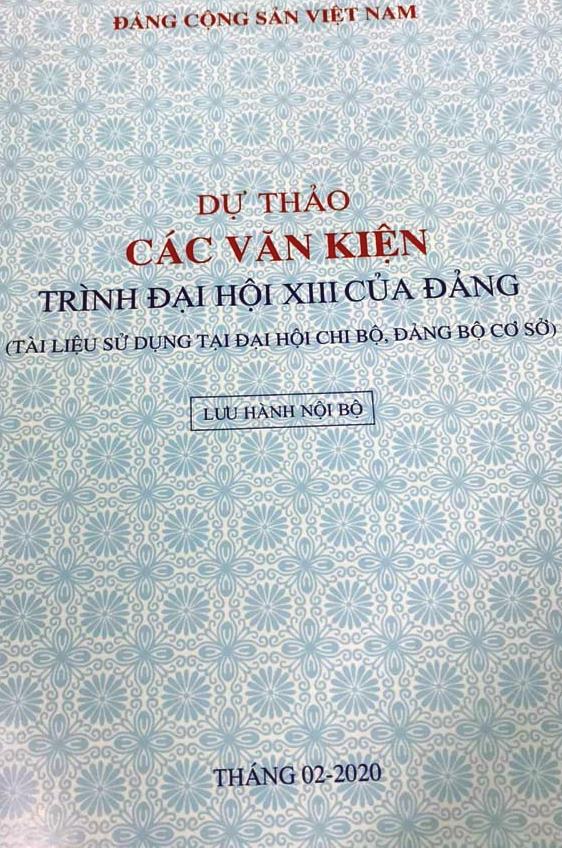 Tổ chức tốt việc thảo luận, góp ý vào dự thảo các văn kiện đại hội đảng